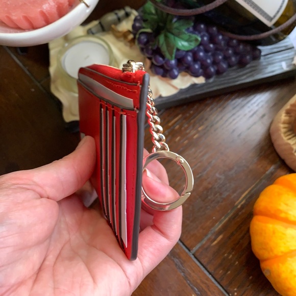 Authentic Kate Spade leather L-zip wallet/keychain - Picture 7 of 10